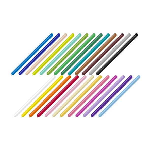 BOLSA 50 GLOBOS 15CM PERIM. MODELAR PROFESIONAL