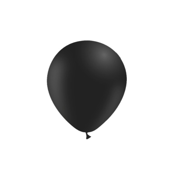 BOLSA 50 GLOBOS 95CM PERIM.,  NEGRO P41