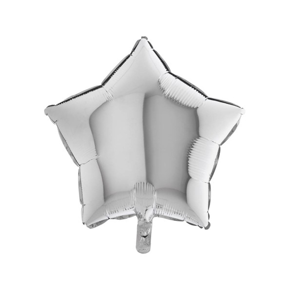 GLOBO FOIL 18'' ESTRELLA PLATA SP