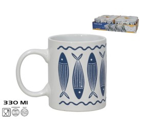 TAZA MUG PECES 330ML