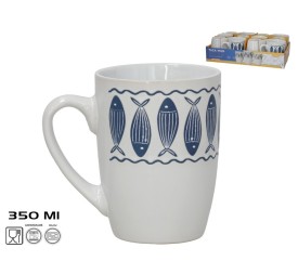 TAZA MUG PECES 350ML