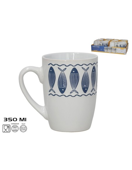 TAZA MUG PECES 350ML