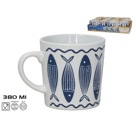 TAZA MUG PECES 380ML