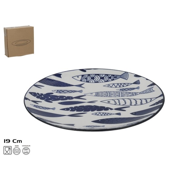 PLATO PORCELANA HUELVA 19X19CM