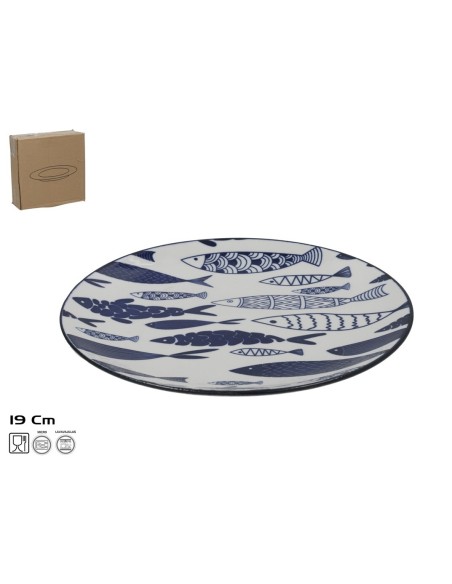 PLATO PORCELANA HUELVA 19X19CM