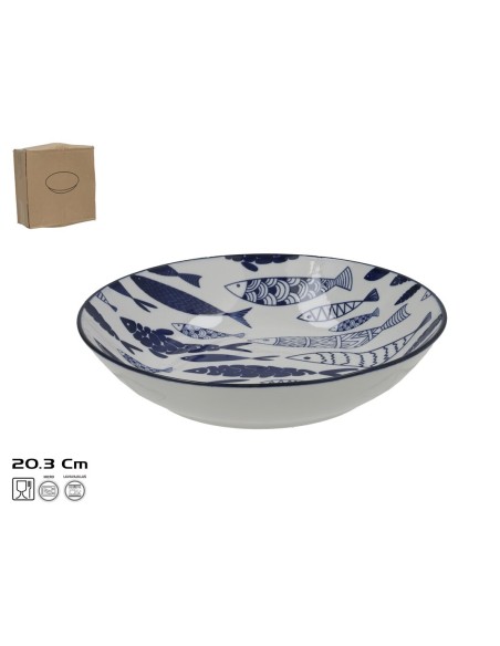PLATO HONDO PORCELANA HUELVA 20,3CM
