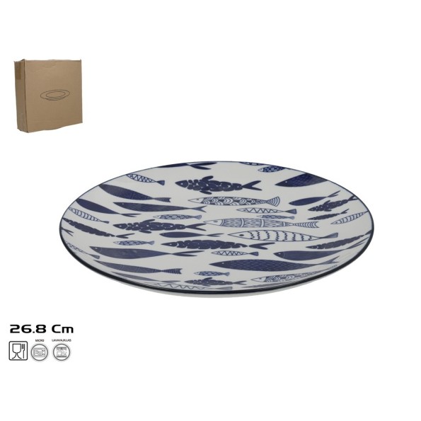 PLATO PROCELANA HUELVA 26,8X26,8CM