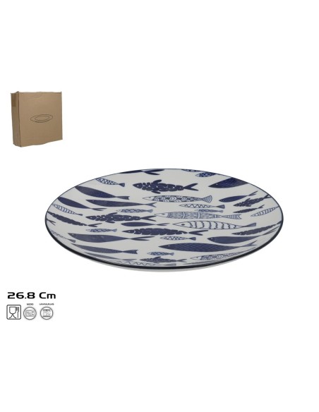 PLATO PROCELANA HUELVA 26,8X26,8CM