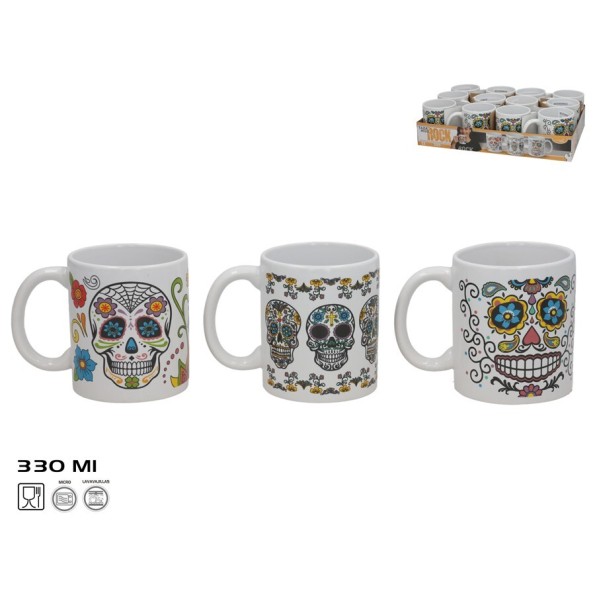 TAZA MUG ROCK 330ML 3 SURT.