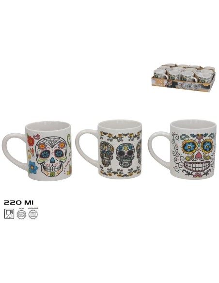 TAZA ROCK 220ML 3 SURT.