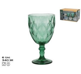 COPA CRISTAL LIZ X6 340ML VERDE