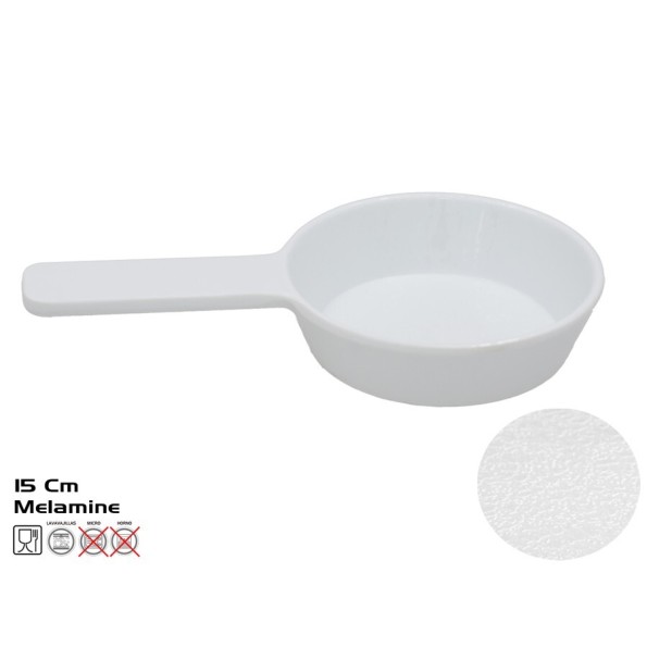 SARTEN EMPLATAR MELAMINA 15CM BLANCO