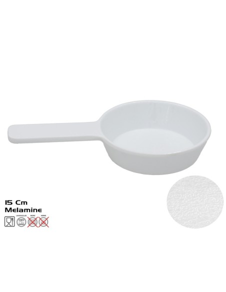 SARTEN EMPLATAR MELAMINA 15CM BLANCO