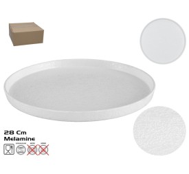 PLATO  PRES. MELAMINA JERROD 28CM BLANCO