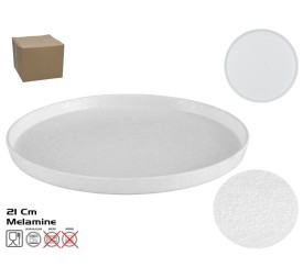PLATO  PRES. MELAMINA JERROD 21CM BLANCO