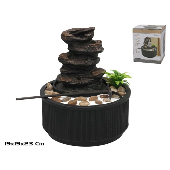 FUENTE THERA C/LED FRIA 19X19X23CM