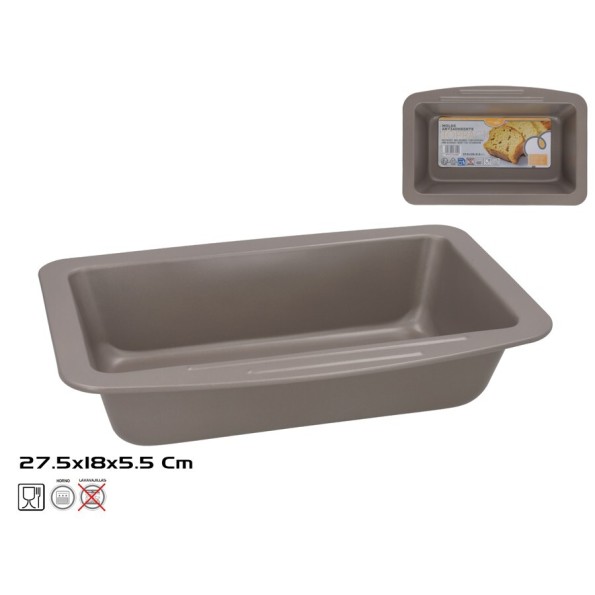 MOLDE ANTIADHERENTE TOPACIO 27.5X18X5.5CM
