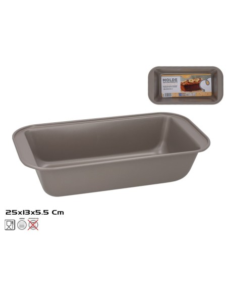 MOLDE ANTIADHERENTE TOPACIO 25X13X5.5CM