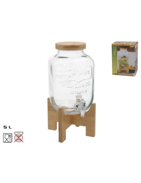 DISPENSADOR  CRISTAL LUCA C/STAND 5L