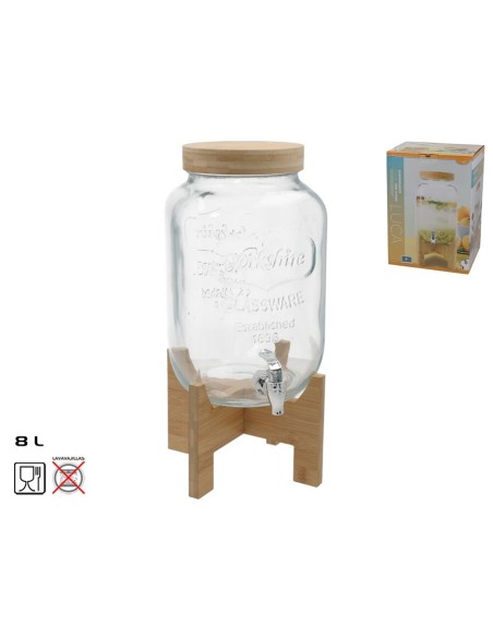 DISPENSADOR  CRISTAL LUCA C/STAND 8L