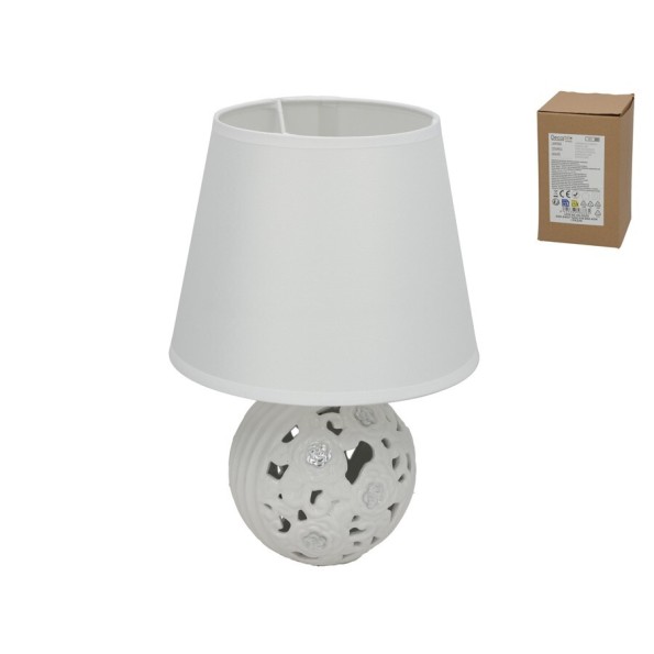 LAMPARA CERAMICA ANAURO 28,5CM