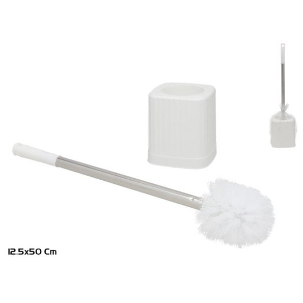 ESCOBILLERO EXTRA LARGO LUXE 12,5X46CM BLANCO