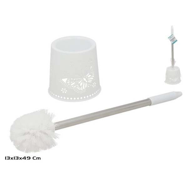 ESCOBILLERO VANESA 49X13CM BLANCO