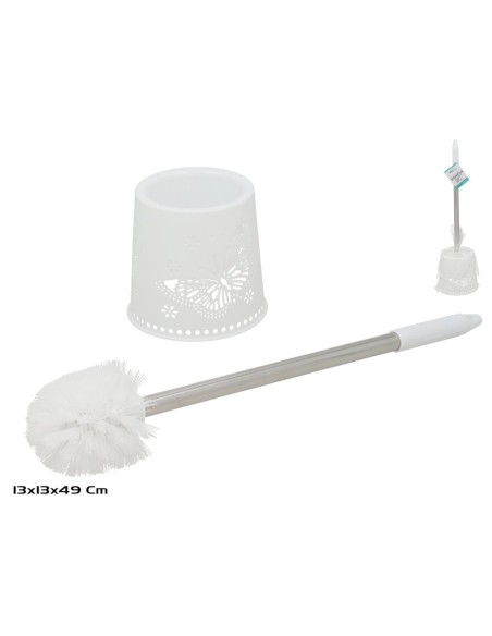 ESCOBILLERO VANESA 49X13CM BLANCO