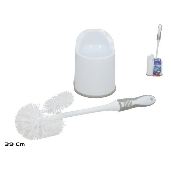 ESCOBILLERO FELIX 13X11,5X39CM BLANCO