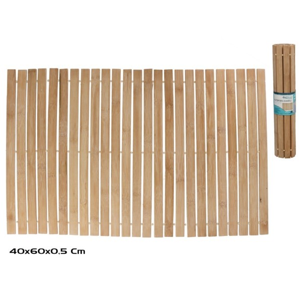 ALFOMBRA BAMBU NATURE 60X40CM