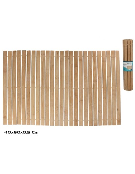 ALFOMBRA BAMBU NATURE 60X40CM