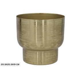 MACETERO 20,3X20,3X19 CM ALESSIA DORADO
