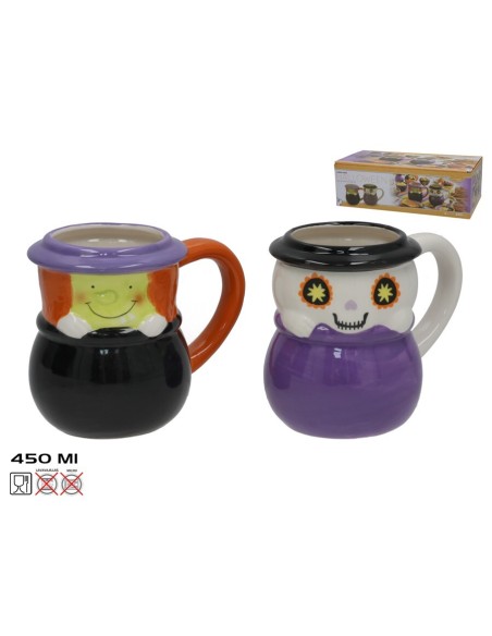 JARRA MUG HALLOWEEN 450ML 2 STD