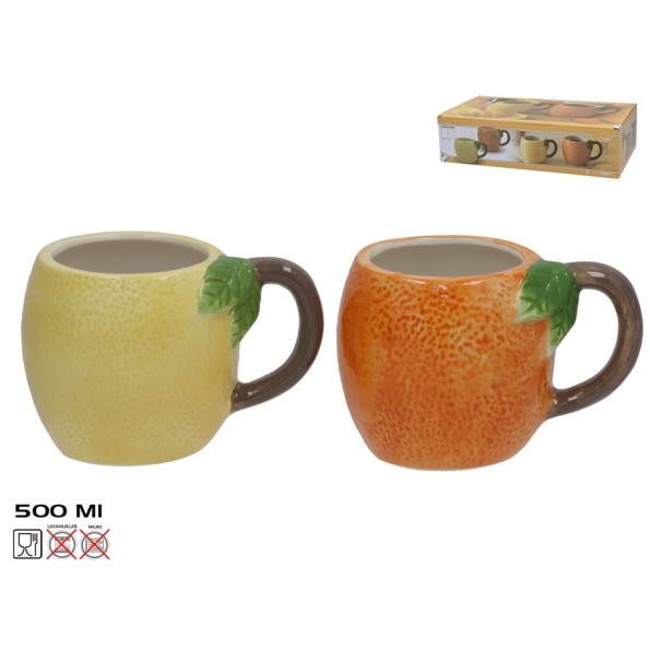 JARRA MUG FRUTA 500ML 2 STD