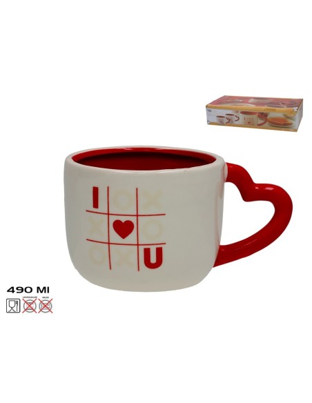 JARRA MUG SAN VALENTIN 3 EN RAYA 490ML