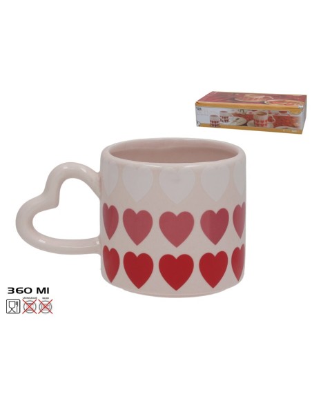 JARRA MUG SAN VALENTIN CORAZON 360ML