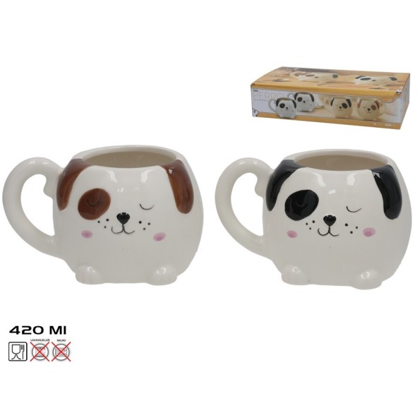 TAZA PERRO 420ML 2 STD