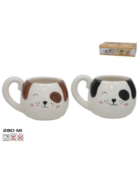 TAZA PERRO 280ML 2 STD