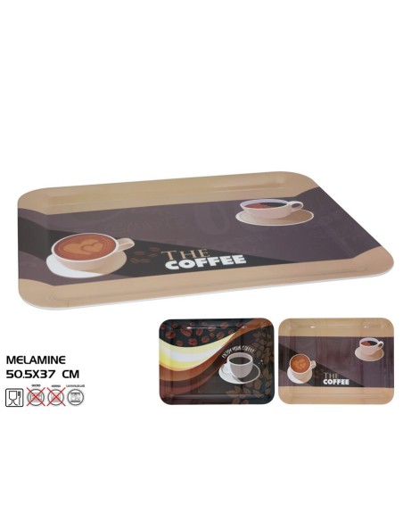 BANDEJA MELAMINA RECTANGULAR BRADY 50.5X37CM