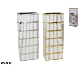 JARRON CERAMICA TREVI 12X7,5X29,5CM 2 SURT.