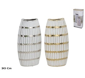 JARRON CERAMICA TREVI 14,5X7,5X30CM 2 SURT.