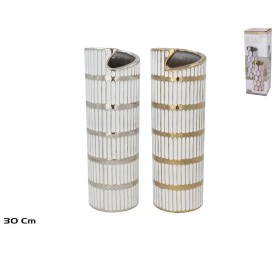 JARRON CERAMICA TREVI 10X10X30CM 2 SURT.