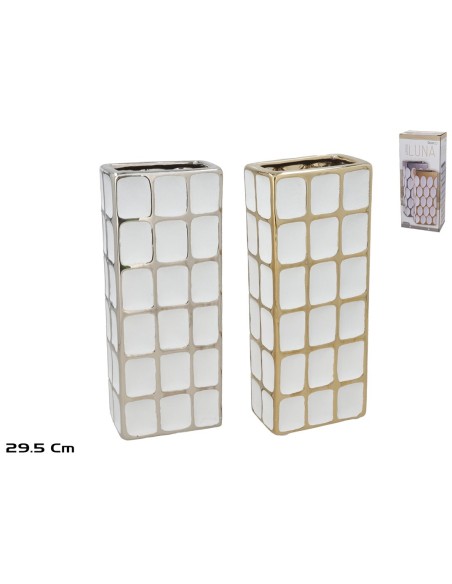 JARRON CERAMICA EDUL 12X7,5X29,5CM 2 SURT.