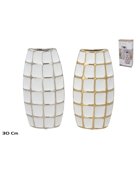 JARRON CERAMICA EDUL 14,5X7,5X30CM 2 SURT.