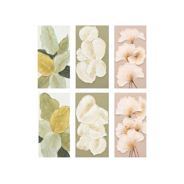 CANVAS 100% PINTADO A MANO GALORT 30X60X3CM 6 SURT