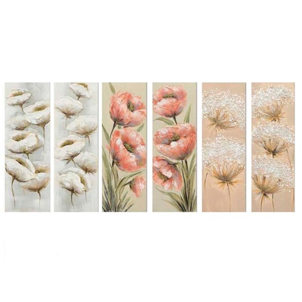 CANVAS 100% PINTADO A MANO GALORT 40X120X3CM 6 SURT