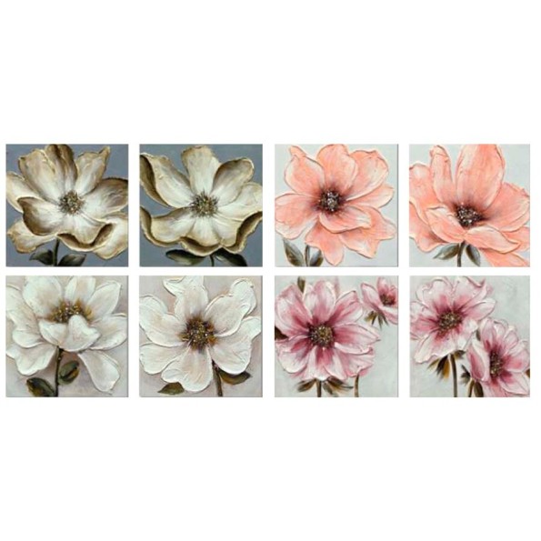 CANVAS 100% PINTADO A MANO FELIU 40X40X3CM 8 SURT