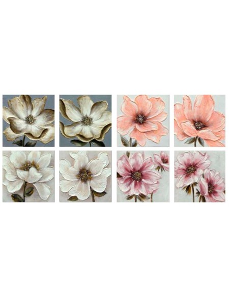 CANVAS 100% PINTADO A MANO FELIU 40X40X3CM 8 SURT