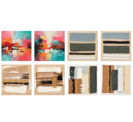 CANVAS 100% PINTADO A MANO EHDYST 40X40X3CM 8 SURT