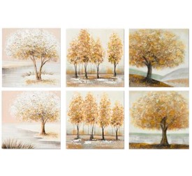 CANVAS 100% PINTADO A MANO MARQUESC 50X50X3CM 6 SURT